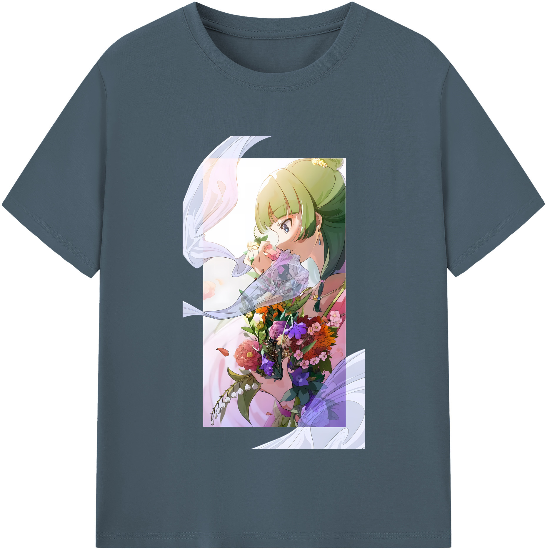 （画像用） 薬屋のひとりごと The Apothecary Diaries 綿100％半袖Tシャツ（フロントプリント）
